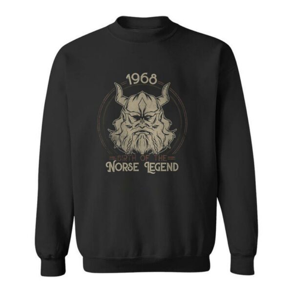 1968 Birth Of The Norse Legend Viking 56th Birthday T Shirt 4