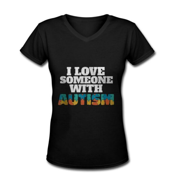 I Love Someone With Autism Awareness Month Puzzle Piece Autism Mom Shirt 3