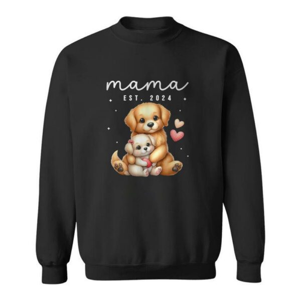 Mom Established 2024 New Mama Dog Mom Pregnancy Announcement Shirt 4